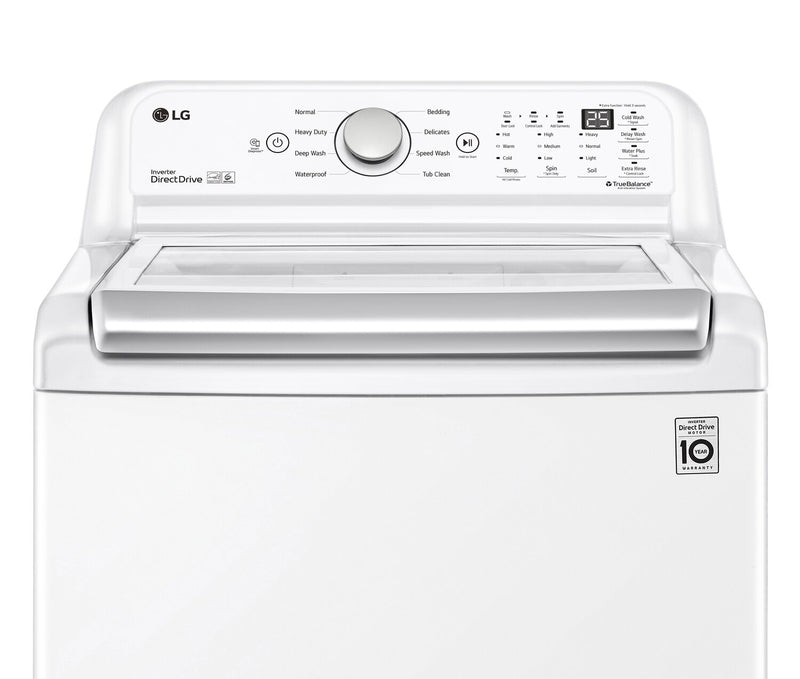 lg inverter direct drive top load washer spin only